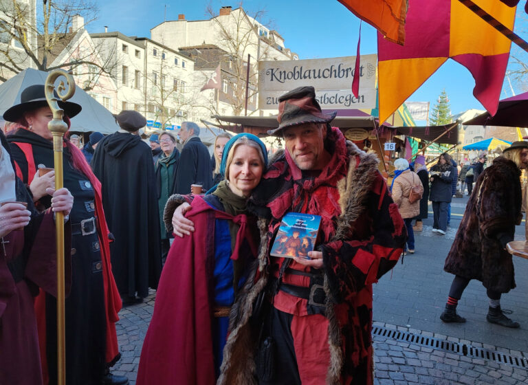 Der Mittelaltermarkt ist eröffnet – Begegnungen mit meinen Romanfiguren