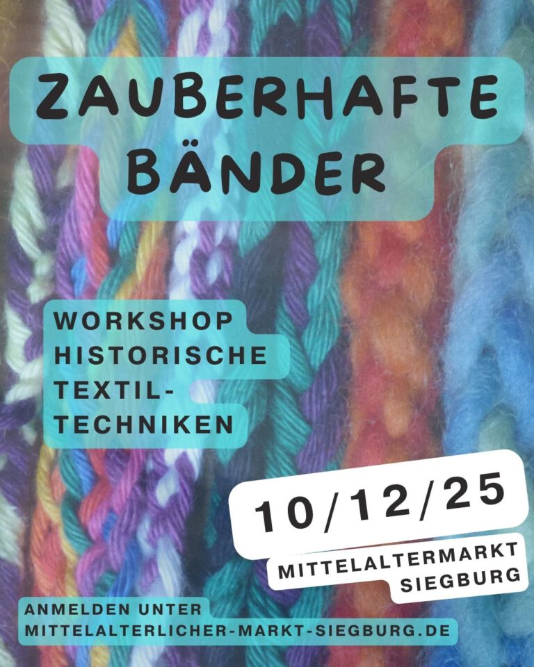 Workshop Vom Faden zum Stoff – Tausend bunte Bänder in Siegburg