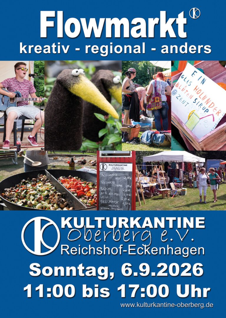 Stand & Schlaufenflechten beim FLOWMARKT in Eckenhagen